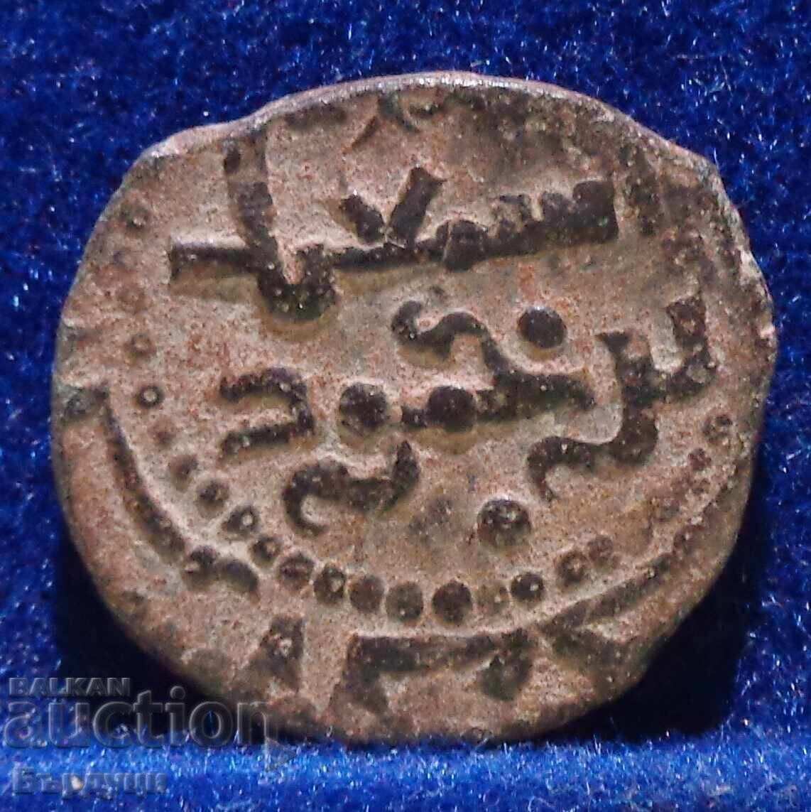 Zengid bronze Arab coin fals manger Zengid bronze Arab coin fals manger