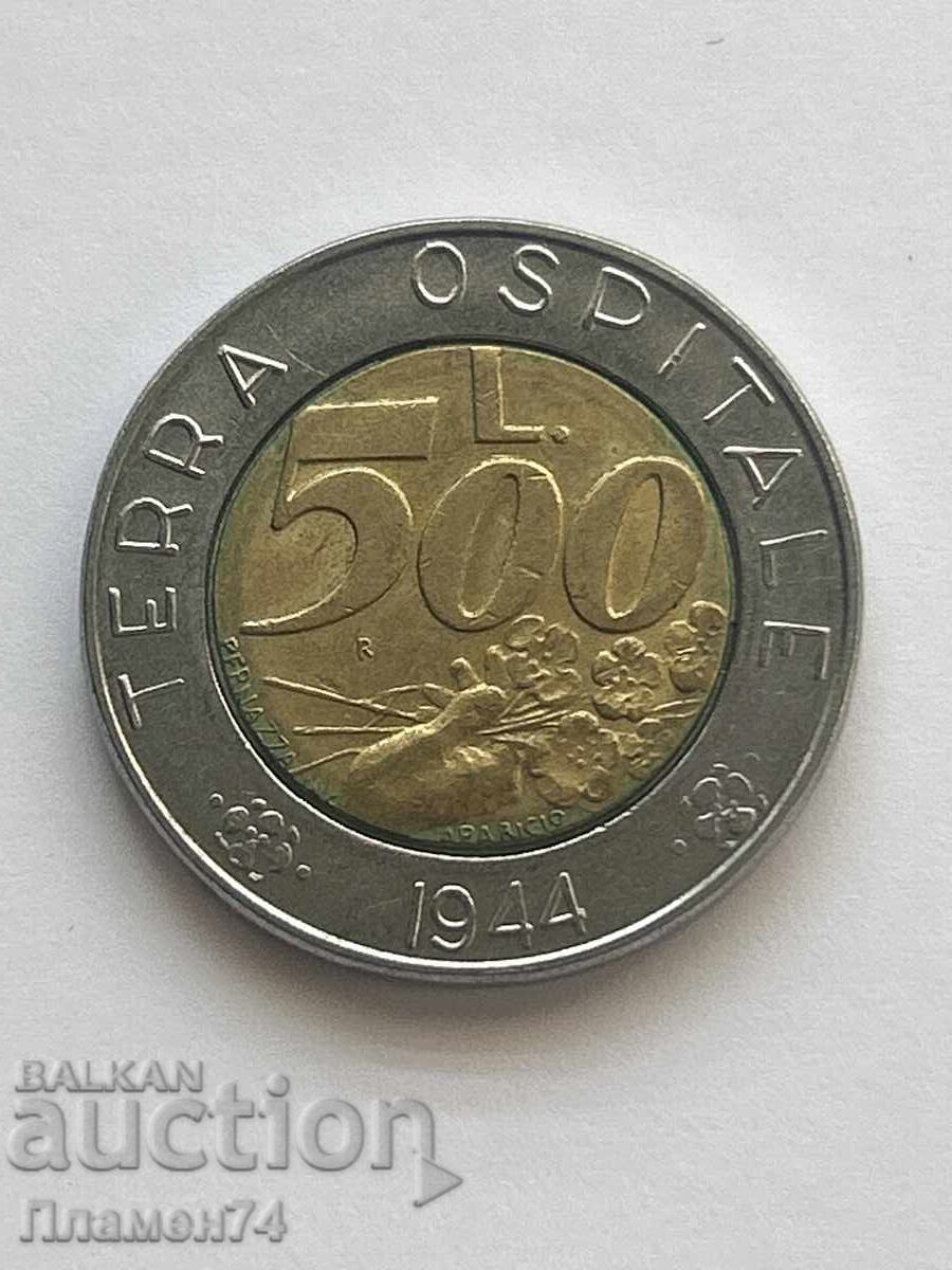 500 Лири 1991г Сан Марино