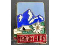 41463 Bulgaria insignă turistică premiată Turist al RPR emailată