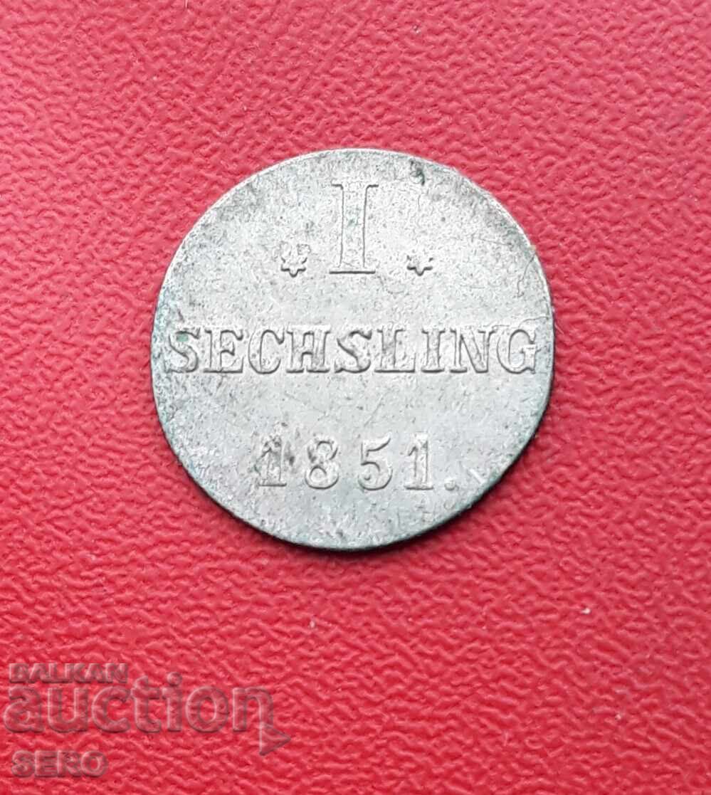 Germany - Hamburg - 1 Schilling 1851