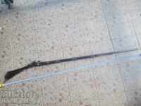 Cannon, flintlock, musket, rifle