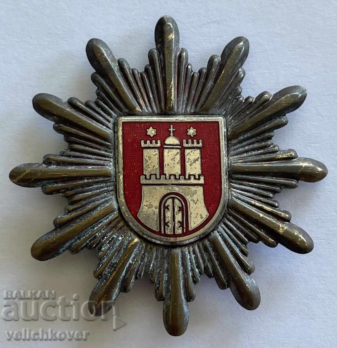 41471 Германия полицейска кокарда провинция емайл 70-те г.