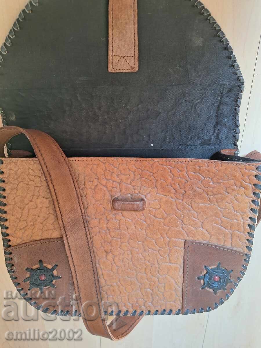 Geantă de damă din piele retro soc - 6 Geantă de damă din piele retro soc - 6