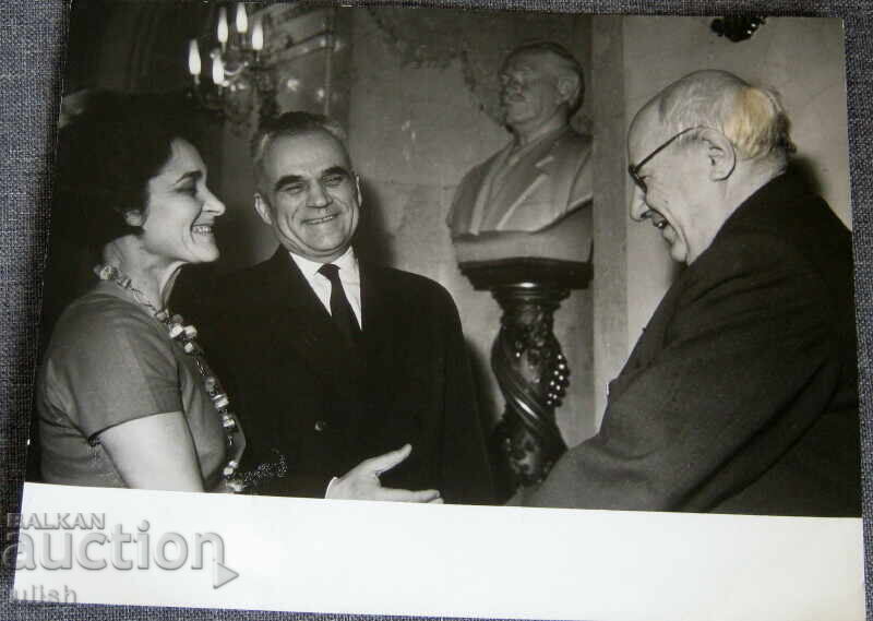 1964 Moscova fotografie de presă foto acad. A. Tupolev 1964 Moscova fotografie de presă foto acad. A. Tupolev