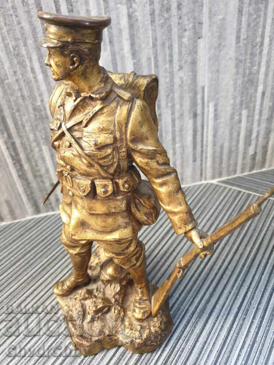 Ruffony 28cm / old bronze sculpture / figure of a soldier with price € 1000.00 | 1955.83 BGN