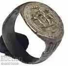 Auction EXCEPTIONAL RARE SILVER RING - KNIGHTS' SEAL Auction EXCEPTIONAL RARE SILVER RING - KNIGHTS' SEAL