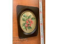 EARLY SOCIETY TAPISERIE CUUT PANOU RAMA DE LEMN STICLA