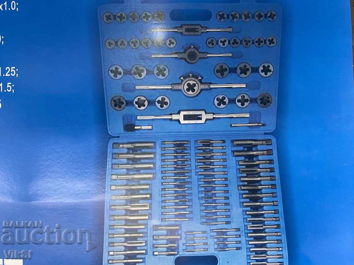 Delivery of Taps and Dies - Professional Set KraftRoyal 110 pcs Delivery of Taps and Dies - Professional Set KraftRoyal 110 pcs