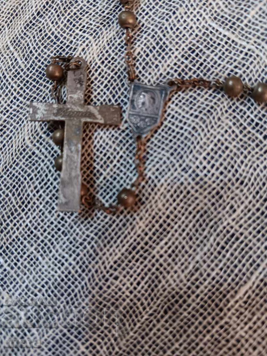 Licitație Rozariu catolic italian argintat