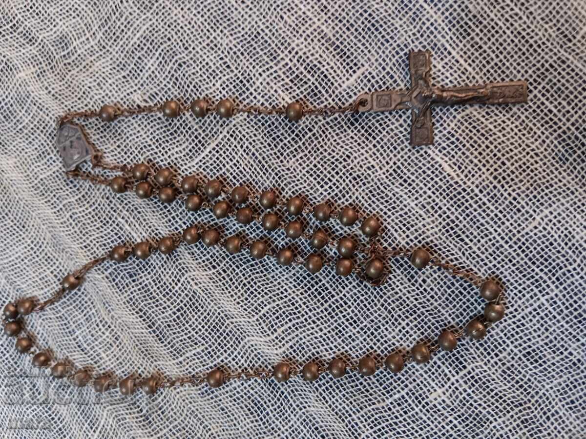 Livrarea Rozariu catolic italian argintat