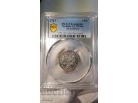 Monedă rară de argint 4 roițe 1727 Salzburg