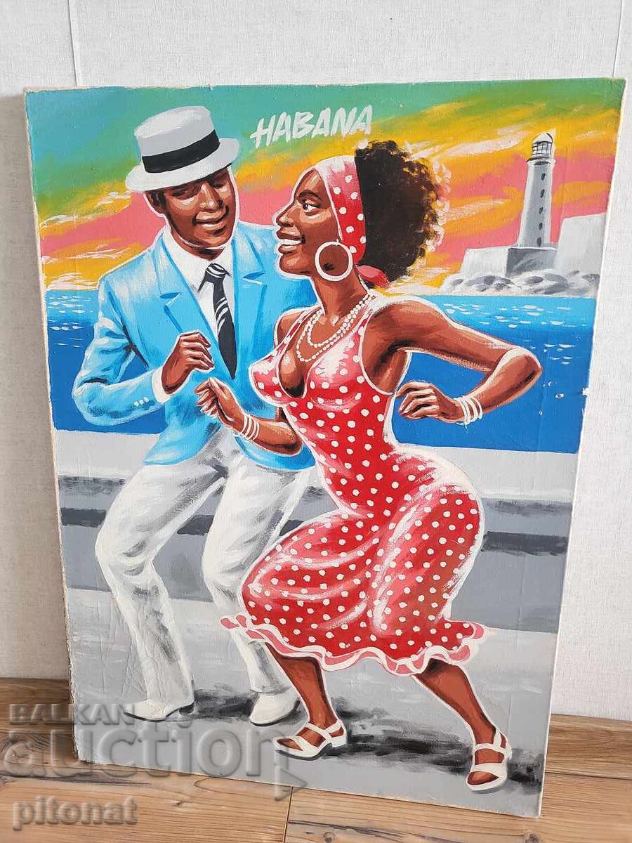 Μεγάλη ελαιογραφία σε καμβά Μεγάλη ελαιογραφία σε καμβά