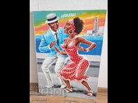 Μεγάλη ελαιογραφία σε καμβά