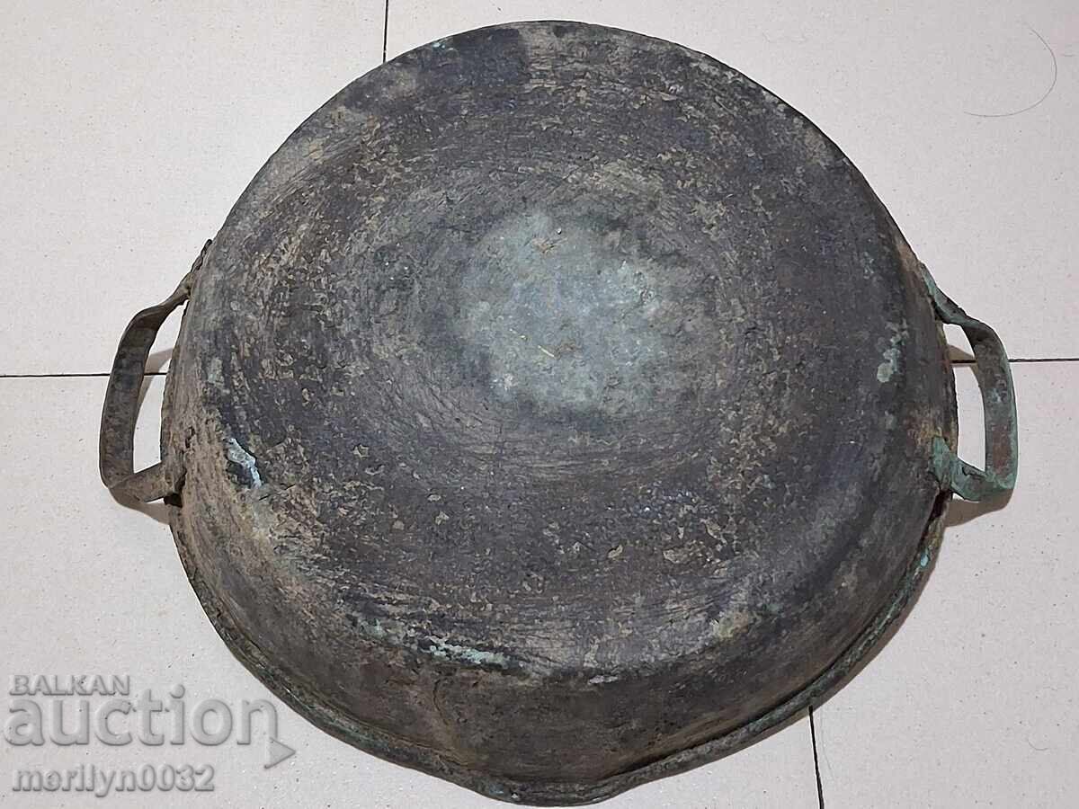 Auction  Copper pan, copper vessel, copper pot, frying pan