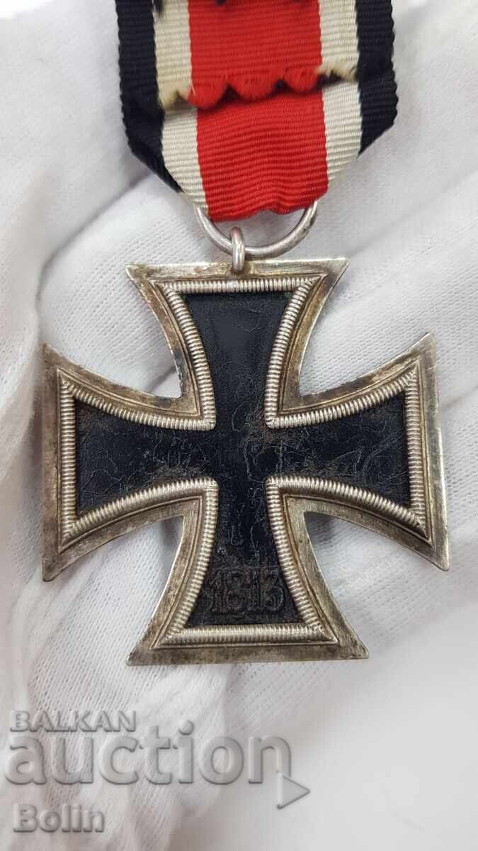 Rare German Iron Cross for Bravery WWII 1939 - 1945 - 5