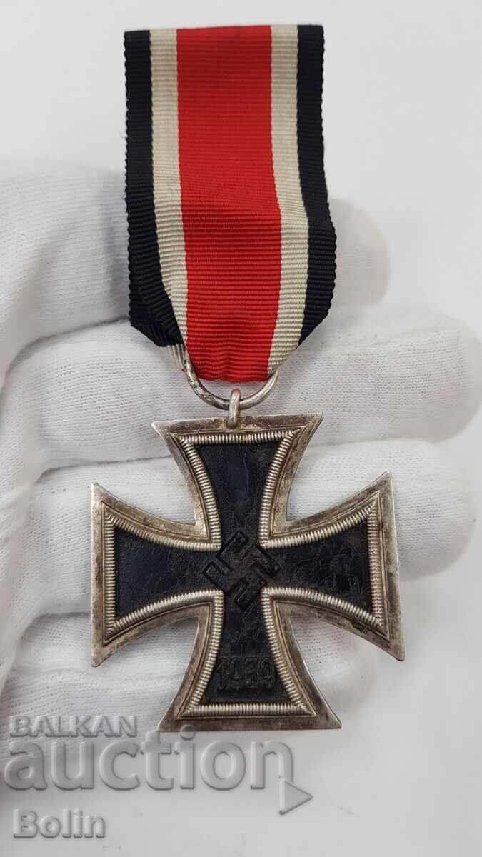 Rare German Iron Cross for Bravery WWII 1939 - 1945