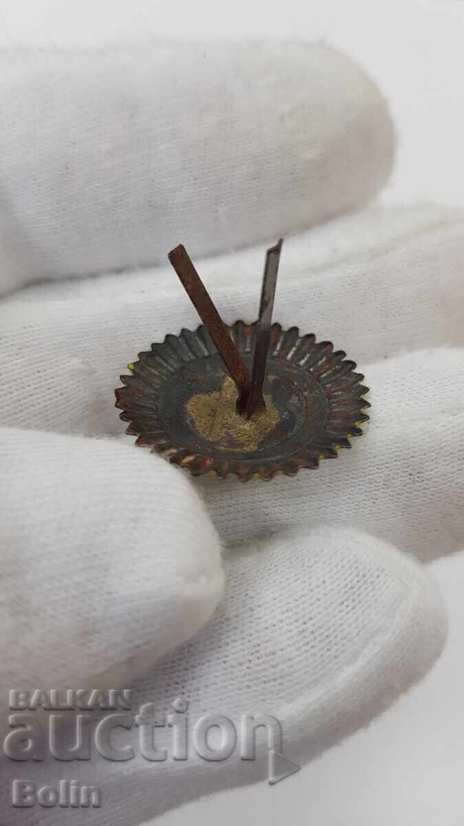 Delivery of Bulgarian Royal Cockade, Badge with Enamel Paint Boris III