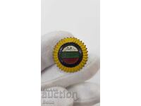 Cocarda bulgară țaristă, semn cu vopsea emailată Boris al III-lea