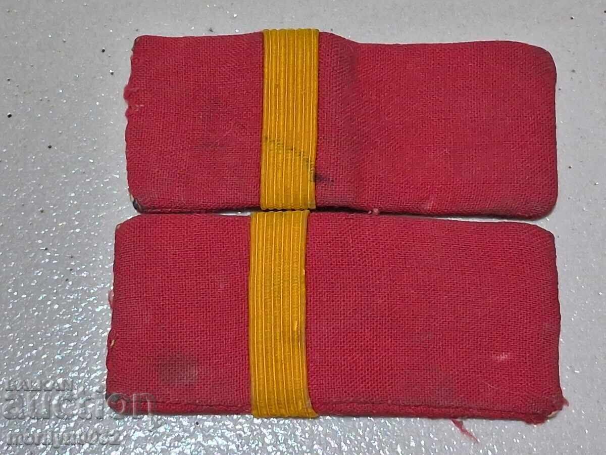 Παγόνια από στολή ταξίαρχου 2 τεμάχια διοικητή τάγματος