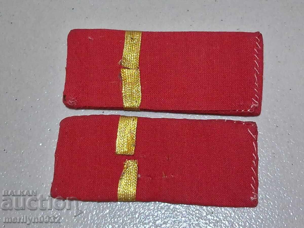 Παράδοση Παγόνια από στολή ταξίαρχου 2 τεμάχια διοικητή τάγματος Παράδοση Παγόνια από στολή ταξίαρχου 2 τεμάχια διοικητή τάγματος