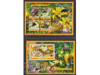 Καθαρές γραμματόσημα και μπλοκ Fauna Bees 2019 από Μπουρκίνα Φάσο