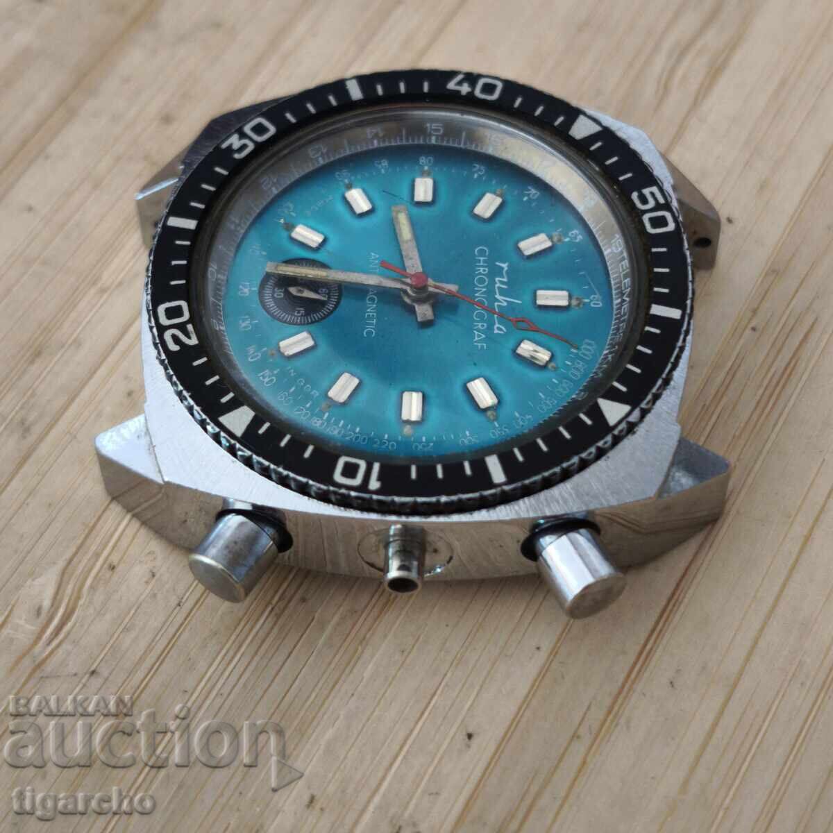 Ruhla chronograph watch with price 165.00 BGN | € 84.36