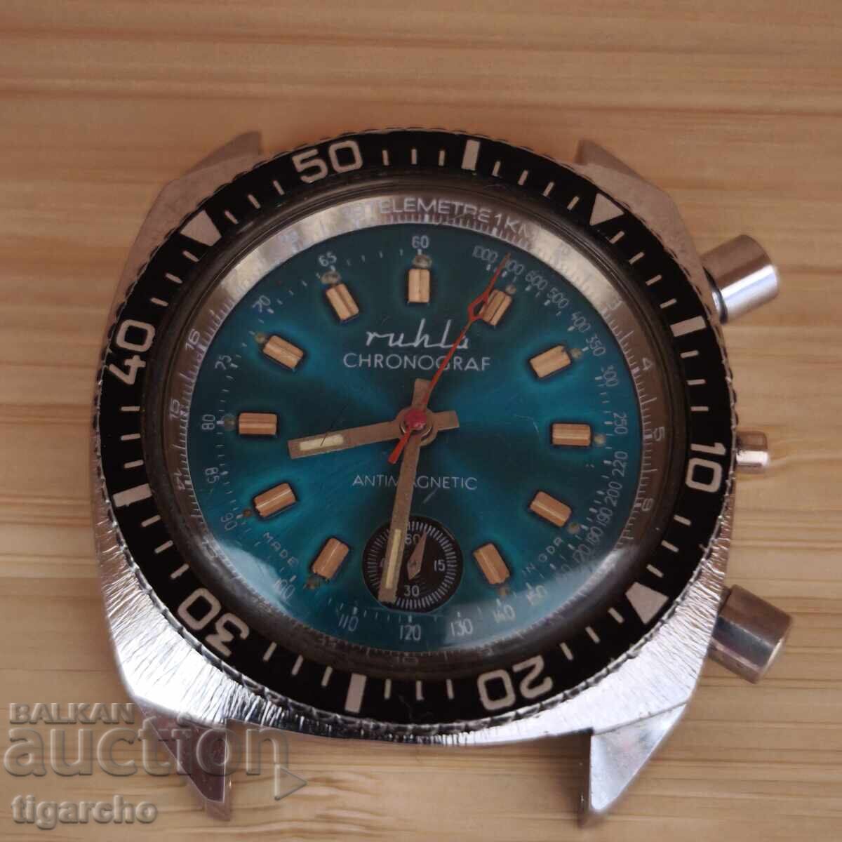 Ruhla chronograph watch - 7