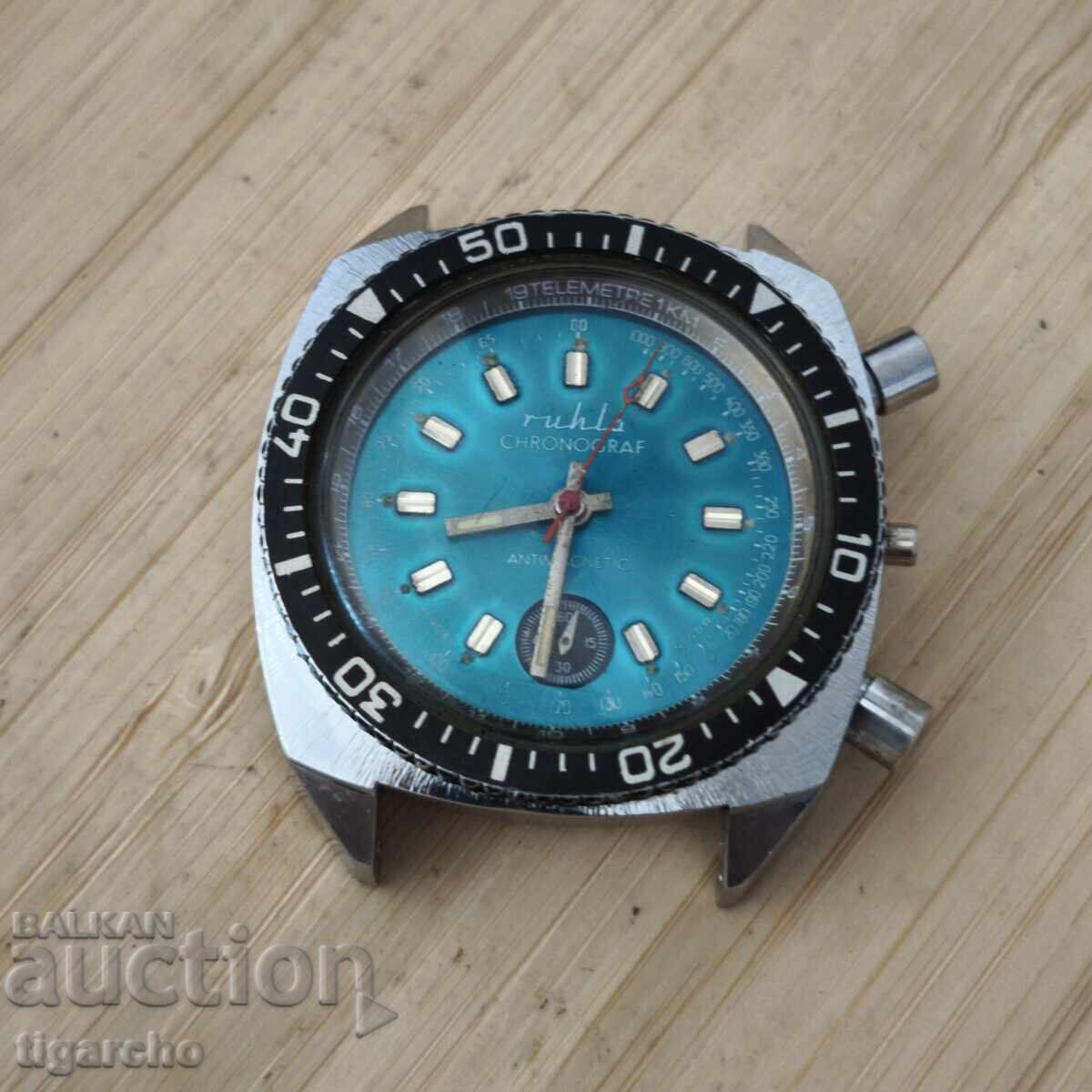 Ruhla chronograph watch