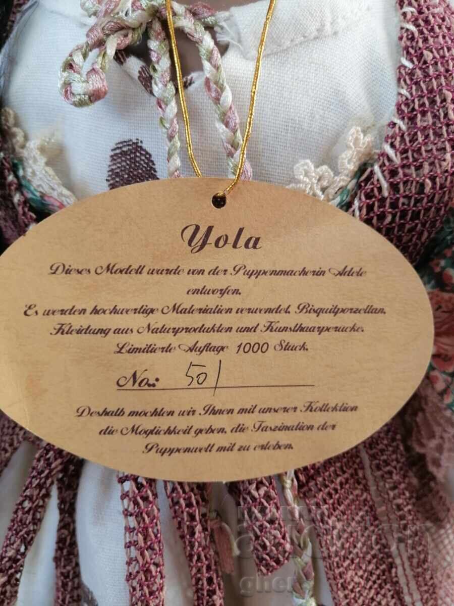 Delivery of Collectible porcelain doll Yola Limited Edition No. 501