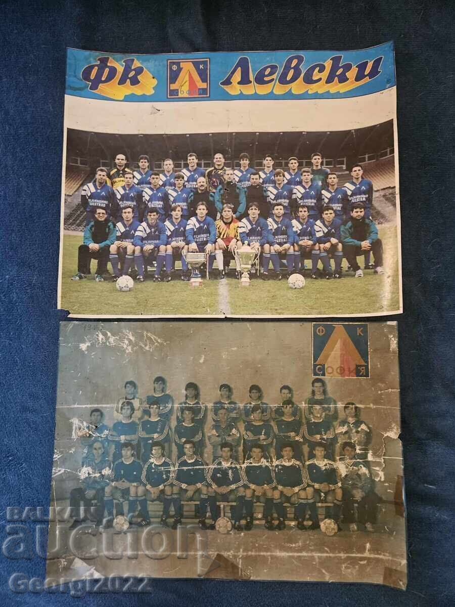 Календари на Левски 1991 и 1995 година Календари на Левски 1991 и 1995 година