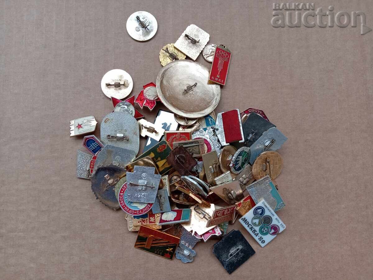 Λοτ μετάλλια Ολυμπιάδα Μόσχα 80 Λένιν ΕΣΣΔ - 7