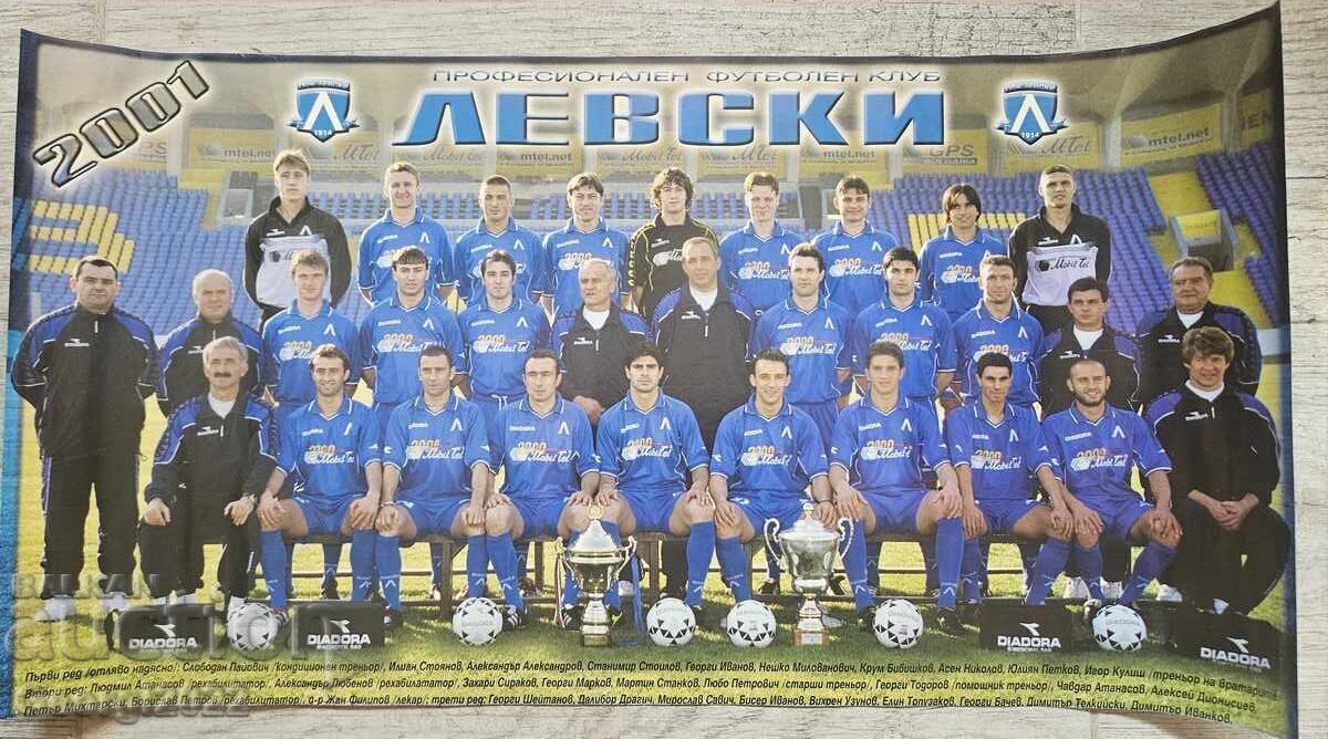 Large Levski Calendar 2001