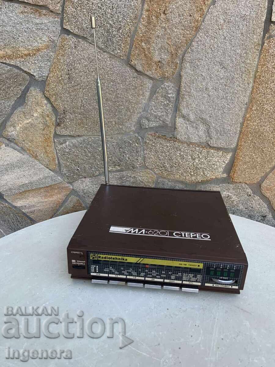ΡΑΔΙΟ ΡΑΔΙΟΑΠΑΡΑΤ ΤΟΥΝΕΡ ΜΛ-6201 RADIOTECHNIKA ΡΑΔΙΟ ΡΑΔΙΟΑΠΑΡΑΤ ΤΟΥΝΕΡ ΜΛ-6201 RADIOTECHNIKA