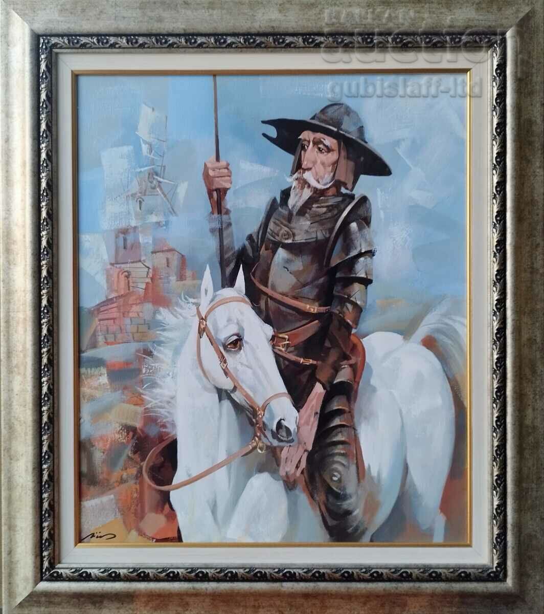 Painting, "Don Quixote", art. Assoc. Yordan Yordanov