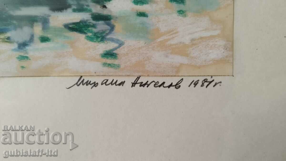 Παράδοση Ζωγραφική, «Θαλασσογραφία», τέχνη. M. Angelov, 1981