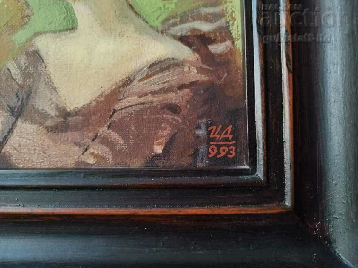 Auction  Painting, untitled, art. Tsoncho Denev, 1993