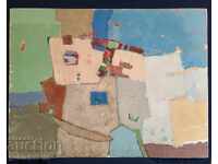 Painting, abstract landscape, art. C. Kajzep, 2004 - 1