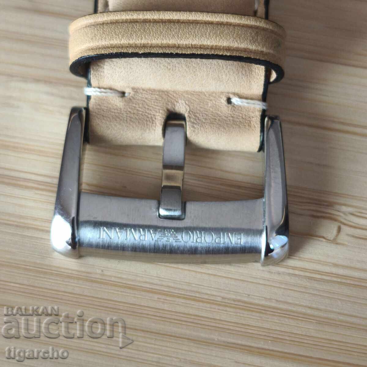 Аукцион Каишка за мъжки часовник Emporio Armani