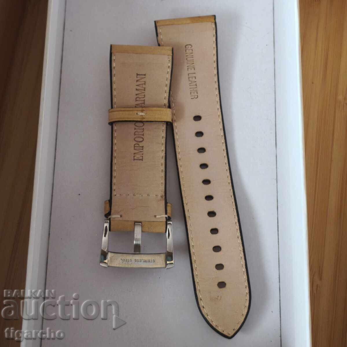 Доставка на Каишка за мъжки часовник Emporio Armani