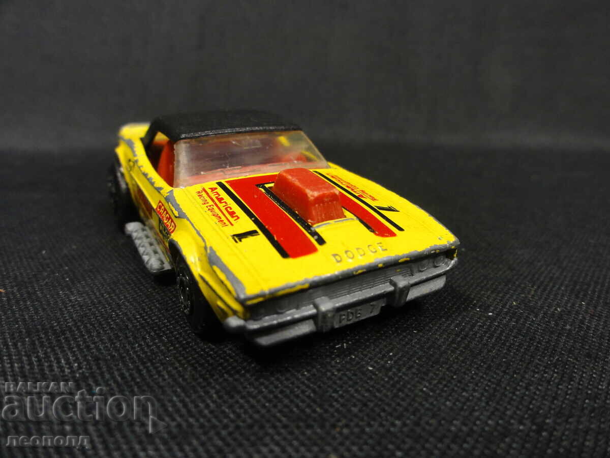 OLD RETRO METAL MATCHBOX CHINA DODGE CHALLENGER - 5
