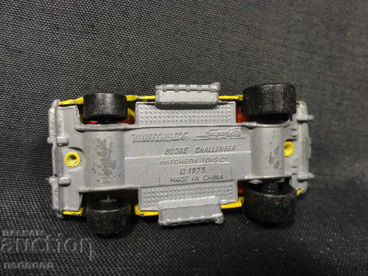 OLD RETRO METAL MATCHBOX CHINA DODGE CHALLENGER - 6
