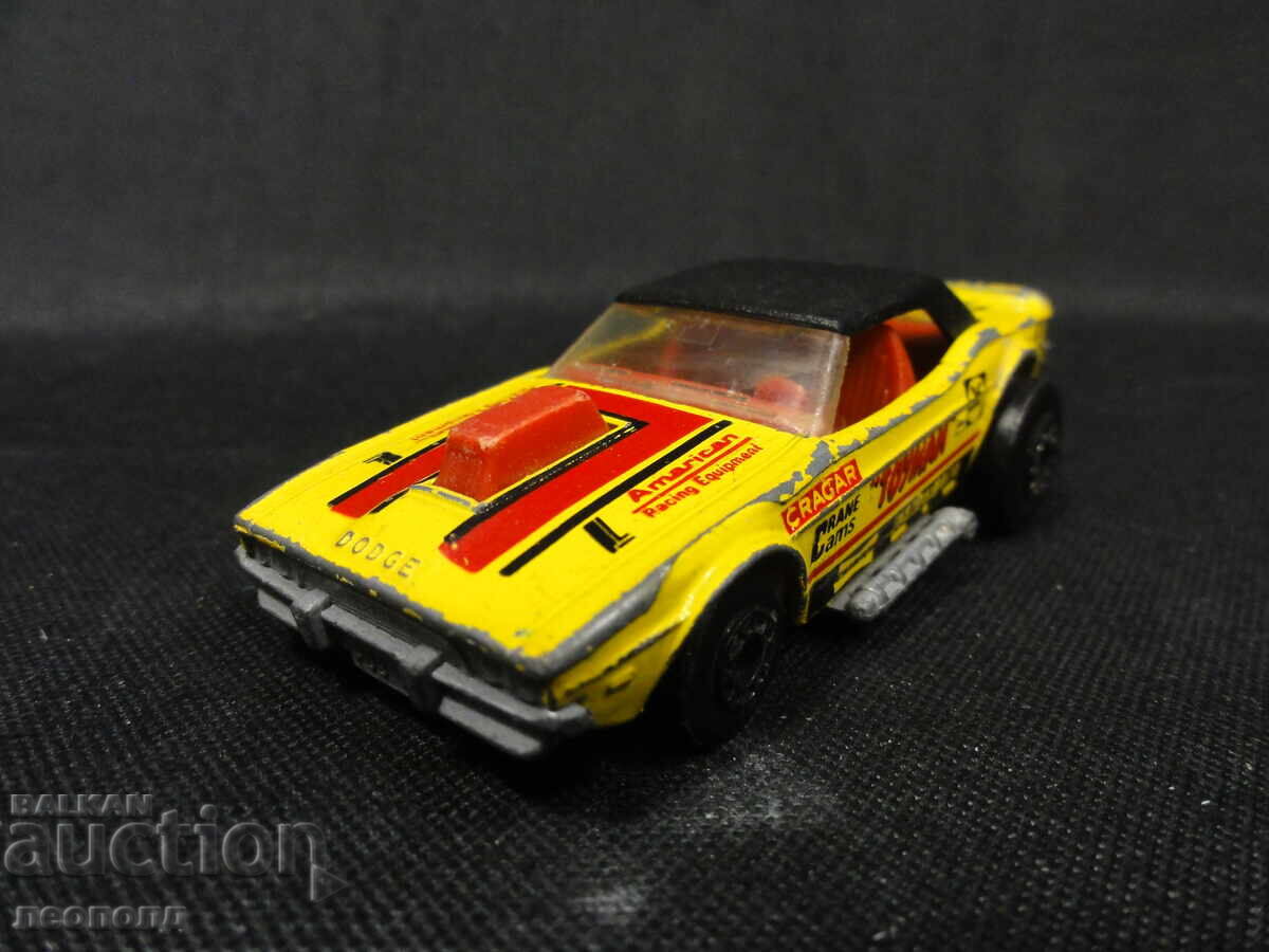OLD RETRO METAL MATCHBOX CHINA DODGE CHALLENGER