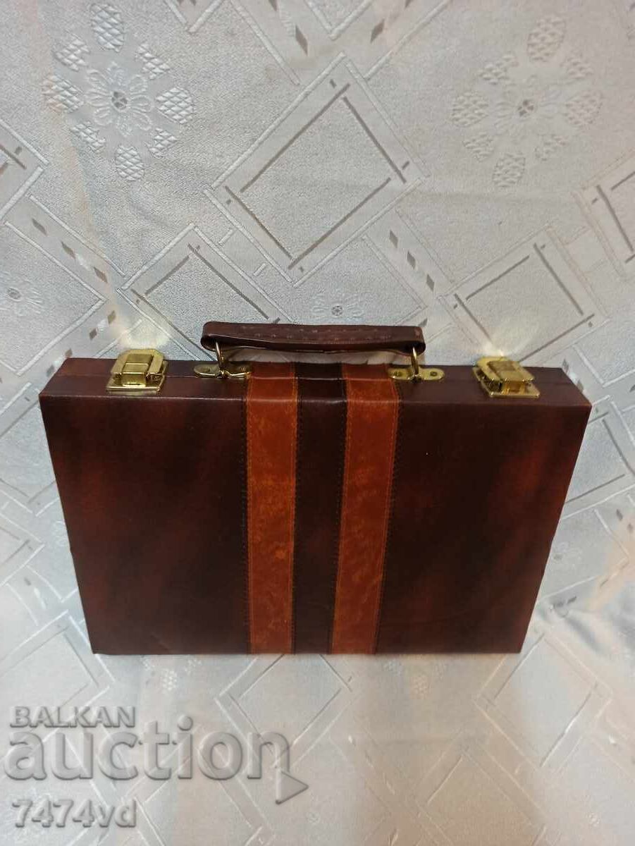 LUXURY TABLE WITH LEATHER CASE with price 50.00 BGN | € 25.56 LUXURY TABLE WITH LEATHER CASE with price 50.00 BGN | € 25.56