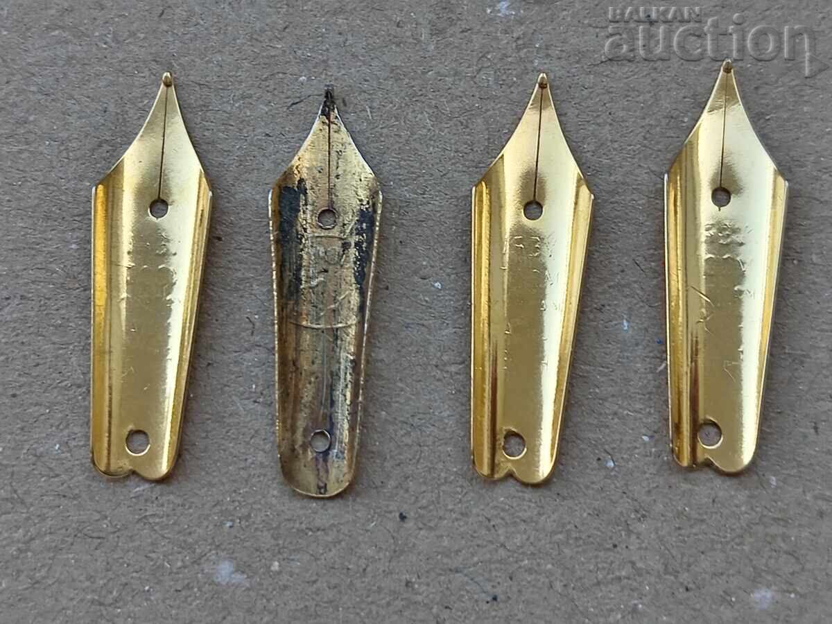 Delivery of Antique yellow nib pens for fountain pens, nibs made in USA, LOT Delivery of Antique yellow nib pens for fountain pens, nibs made in USA, LOT