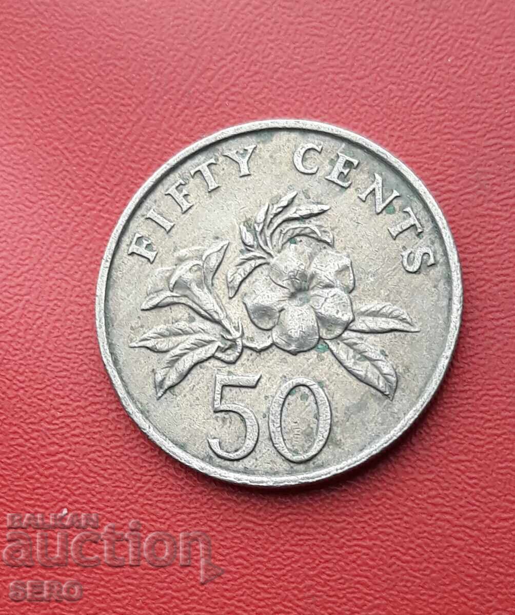 Singapore-50 de cenți 1987 Singapore-50 de cenți 1987