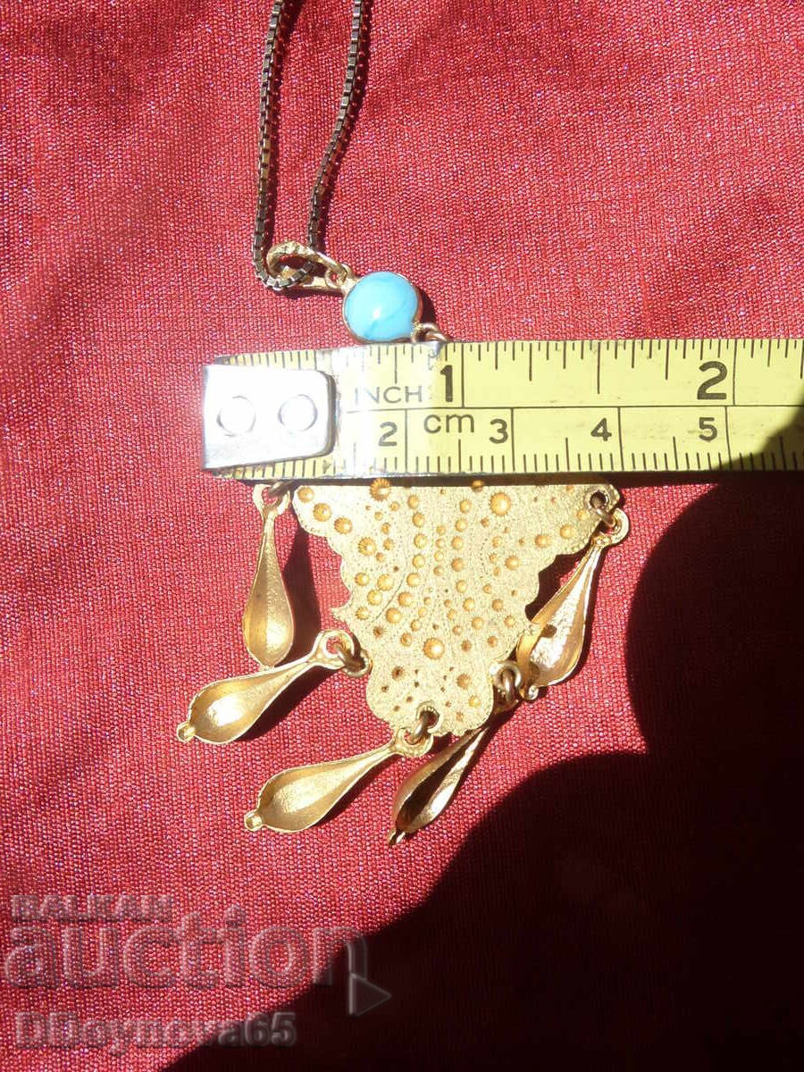 Star jewelry gold plated, silver chain - 6