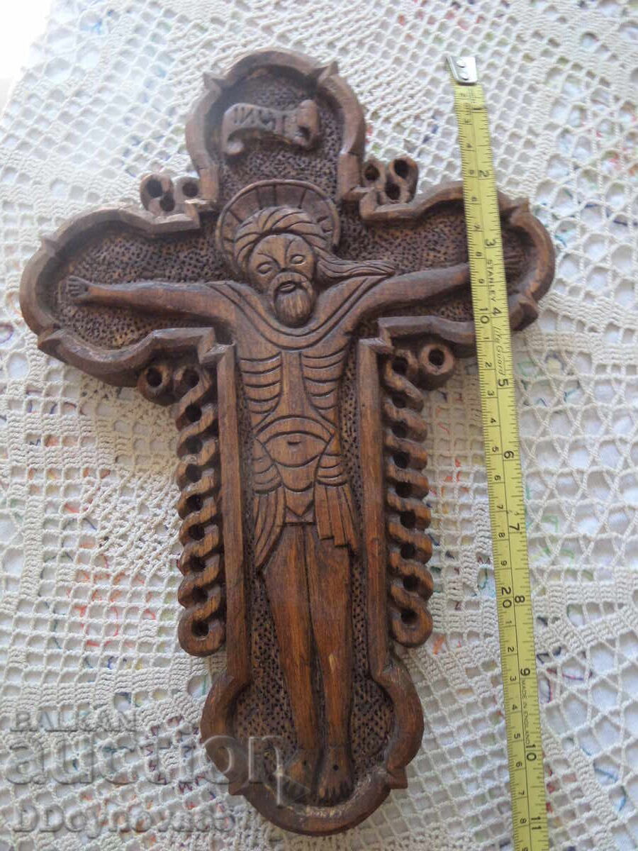 Old monastery cross, wood carving. Top price!!! - 5 Old monastery cross, wood carving. Top price!!! - 5