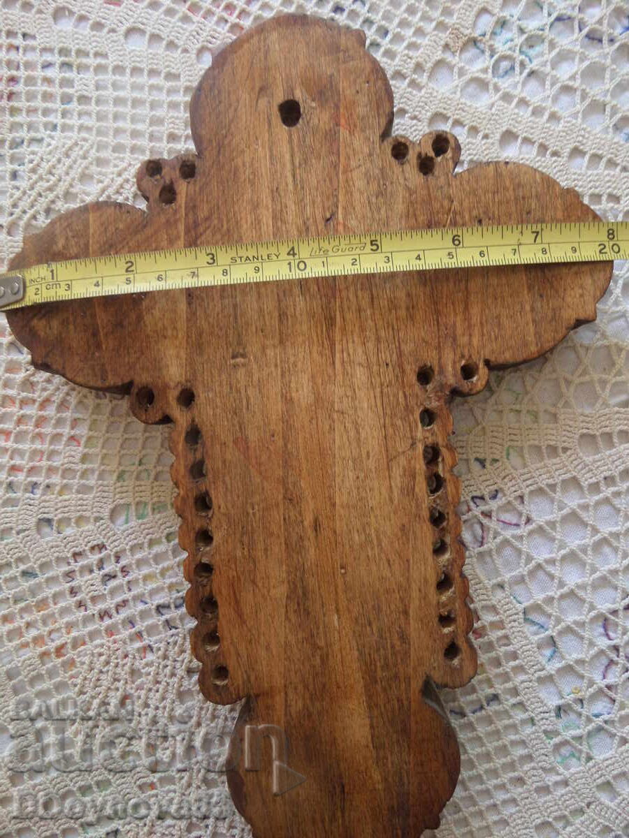 Old monastery cross, wood carving. Top price!!! - 6 Old monastery cross, wood carving. Top price!!! - 6