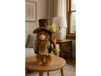 Handmade decorative doll - unique vintage style