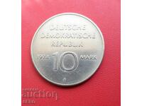 Germany-GDR-10 marks 1974-25 years of the GDR